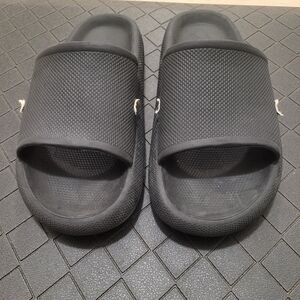 Black Slide Sandals